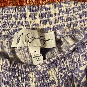 Jessica Simpson Lavender and Cream Flare Jumper